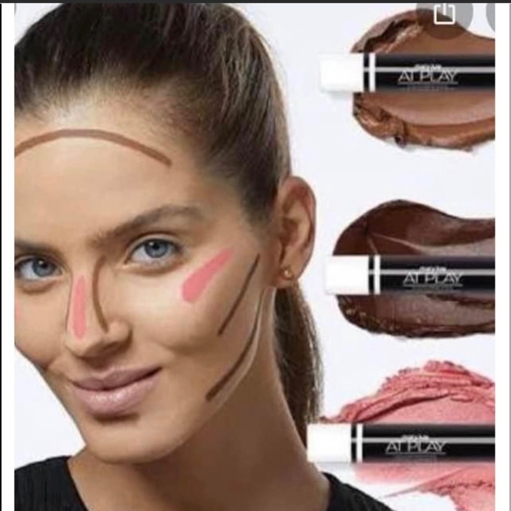 Set of 3 Countouring Sticks Matte Crayons from Mary Kay At Play Makeup